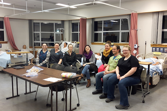 NIC BSN students attend a palliative care interprofessional evening at NIC’s CV campus.