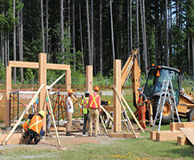 NIC in the News: Trades students help build outdoor classroom