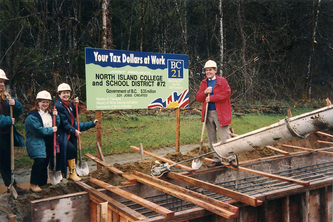 CR Campus construction groundbreaking. 