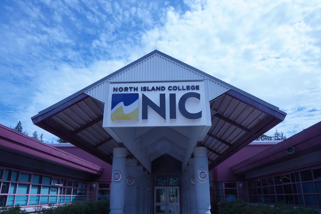 Entrance to Campbell River campus