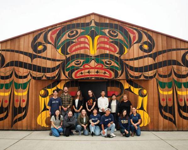 Japanese field school students on a cultural exchange with NIC