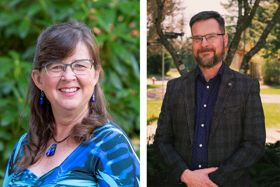 Nancy Arsenault and Jerad Langille, NIC's Board of Governors elected Chair and Vice Chair.