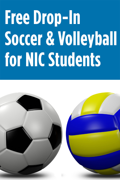 Free drop-in soccer & volleyball for...
