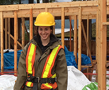 NIC Carpentry student inspired to give back to future women in trades