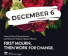 NIC remembers National Day of Remembrance and Action on Violence Against Women Dec. 6
