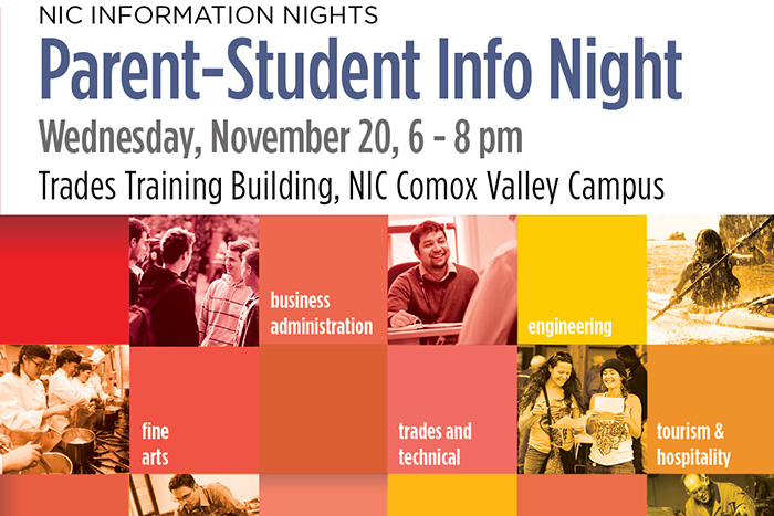 Join us for our Comox Valley campus...