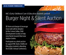 ECCE Burger Night & Silent Auction fundraiser at the Prime Chophouse