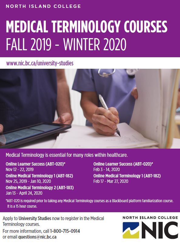 Medical terminology courses returning...