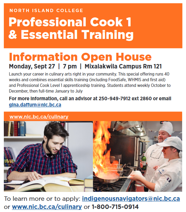 Open House: Professional Cook 1 & Essentials...