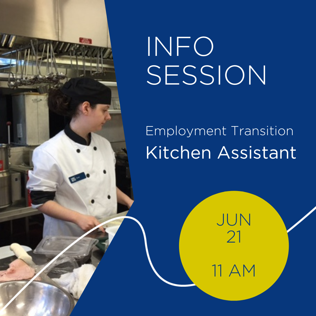 Info Session - Employment Transition Kitchen Assistant program