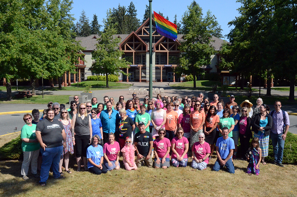 NIC raises Pride flag - Comox Valley...
