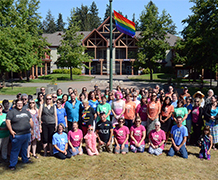 NIC raises Pride flag - Comox Valley campus