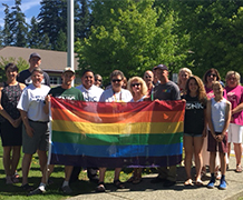 NIC raises Pride flag - Port Alberni campus