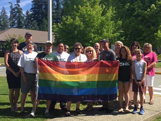 NIC raises Pride flag - Port Alberni...