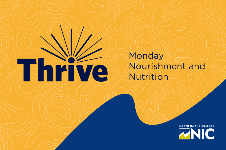 Thrive Week Monday: Nourishment and...