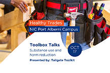 Healthy Trades - Toolbox Talks in Port Alberni 