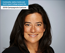 The Community Justice Centre and NIC present: Hon. Jody Wilson-Raybould