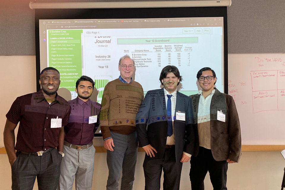NIC business team takes second place...
