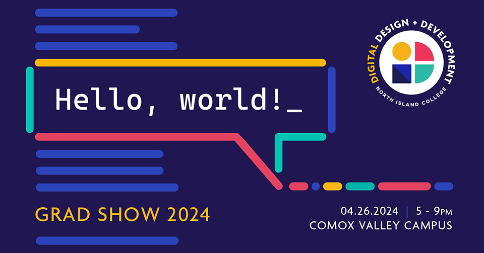 DIGITAL Design + Development grad show...