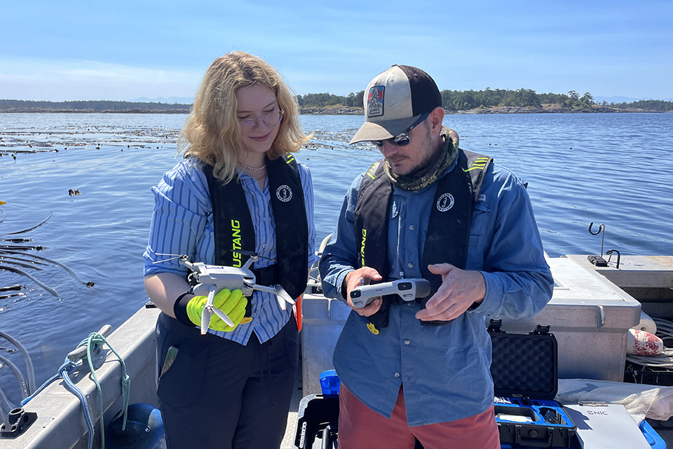 NIC researchers using drones